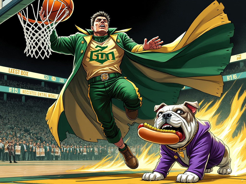 Patriot Dunking on Duke Dawg with hotdog.jpeg